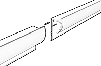 paper rail connector set STAS-KN30100
